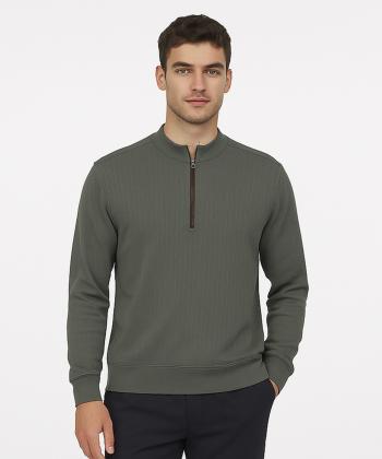 پليور نيم زيپ مردانه بالون كد 7749