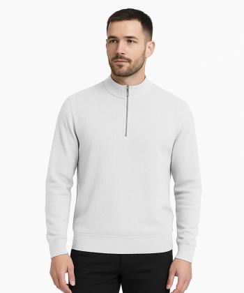 پليور نيم زيپ مردانه بالون كد 7749