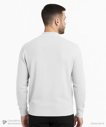 پليور نيم زيپ مردانه بالون كد 7749