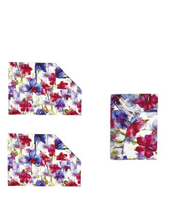 نیم ست ملحفه کش دار دو نفره سه تکه پامیل Pamil کد RK878HQ