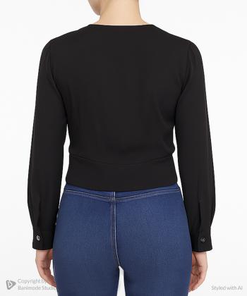 بلوز آستین بلند زنانه الوژ مدل 4w12111112