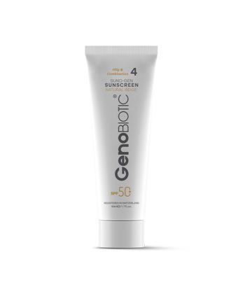 کرم ضدآفتاب رنگی SPF50 ژنوبایوتیک Geno Biotic مدل Suno Gen3 حجم 50 میلی لیتر