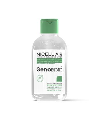 محلول پاک کننده آرایش ژنوبایوتیک Geno Biotic مناسب پوست های چرب و مختلط حجم 240 میلی لیتر