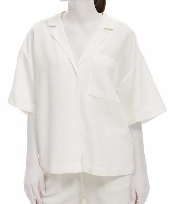 شومیز آستین کوتاه زنانه کوتون مدل 5SAK60003PW