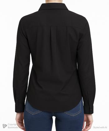 شومیز نخی آستین بلند زنانه ادورا مدل 15251160