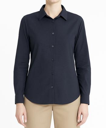 شومیز نخی آستین بلند زنانه ادورا مدل 15251160