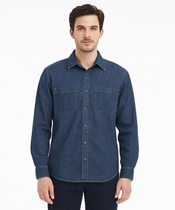 پیراهن آستین بلند مردانه ادورا مدل 15252166