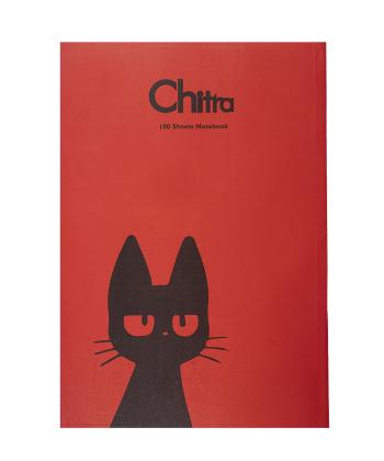 دفتر مشق 100 برگ چیترا  طرح چهار گربه