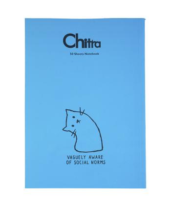 دفتر 50 برگ چیترا مدل گربه و حشره ورزشکار