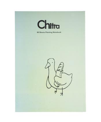 دفتر نقاشی 80 برگ چیترا طرحدار