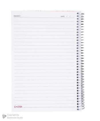 دفتر 100 برگ سیمی جلد سخت چیترا مدل جنگنده