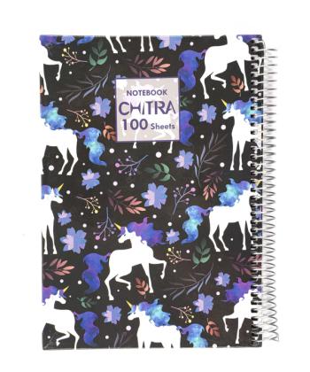 دفتر 100 برگ سیمی جلد سخت چیترا مدل جنگنده