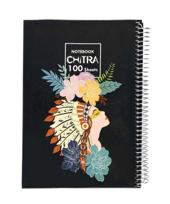 دفتر 100 برگ سیمی جلد سخت چیترا مدل جنگنده
