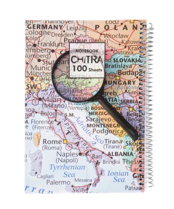 دفتر 100 برگ سیمی جلد سخت چیترا مدل جنگنده