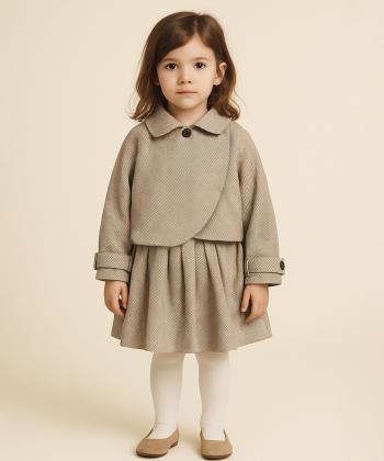 ست کت و دامن دخترانه جین وست مدل 446T2401