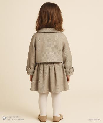 ست کت و دامن دخترانه جین وست مدل 446T2401