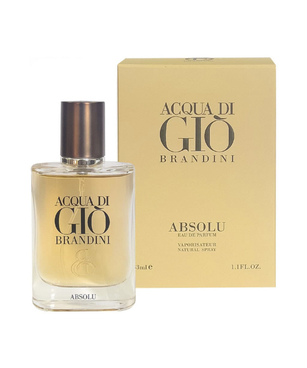 عطر جیبی مردانه برندینی مدل Armani Acqua di gio Absolu حجم 33 میلی‌لیتر