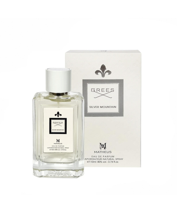 عطر مردانه متئوس مدل Grees Silver Mountain حجم 100 میلی‌لیتر