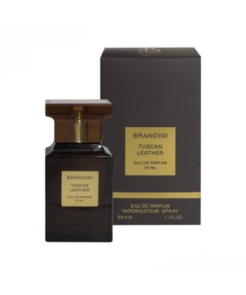 عطر جیبی برندینی مدل Tom Ford Tuscan leather حجم 33 میلی لیتر