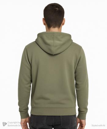 سويشرت کلاه دار مردانه جين وست كد S44121503