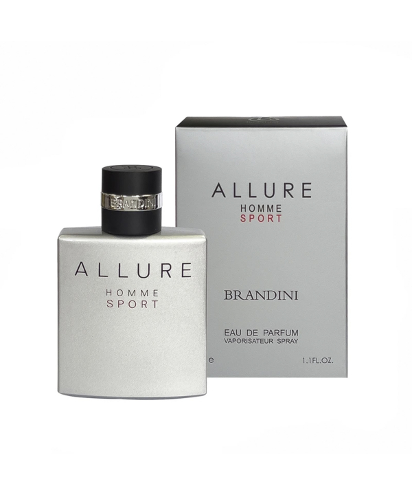 عطر جیبی مردانه برندینی اسپرت مدل Chanel Allure Sport حجم 33 میلی‌لیتر