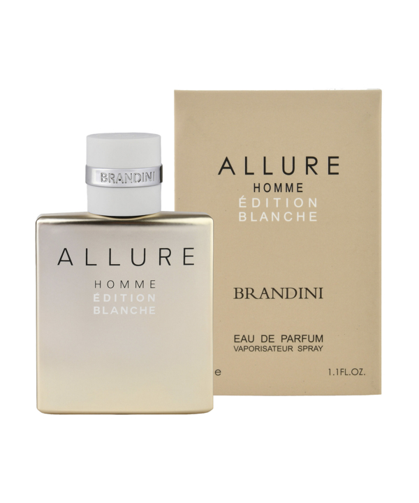 عطر جیبی مردانه برندینی مدل Chanel Allure Edition blanche حجم 33 میلی‌لیتر