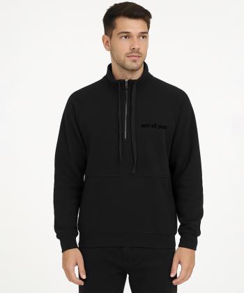 سویشرت نیم زیپ مردانه بالون کد 7751