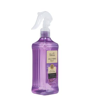 خوشبو کننده محیط و پارچه لاتراس مدل Violet garden حجم 365 میلی لیتر