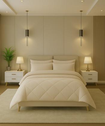 سرویس لحاف شش تکه دونفره دستر مدل سیمپل Dasther کد 21141799991801