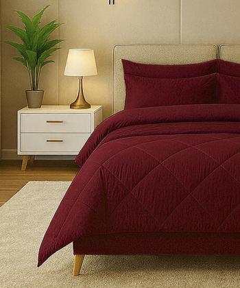 سرویس لحاف شش تکه دونفره دستر مدل سیمپل Dasther کد 21141799991801