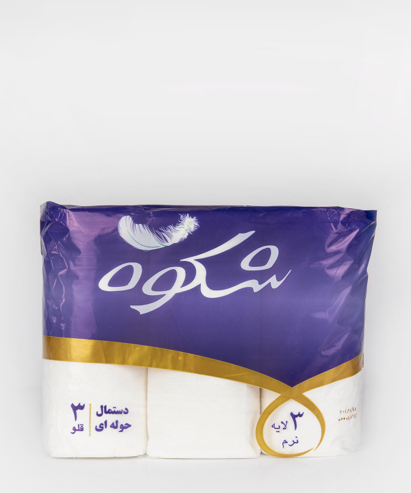 دستمال کاغذی حوله‌ای شکوه Shokouh بسته 3 عددی