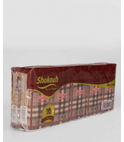 دستمال کاغذی جیبی 10 برگ شکوه Shokouh بسته 10 عددی