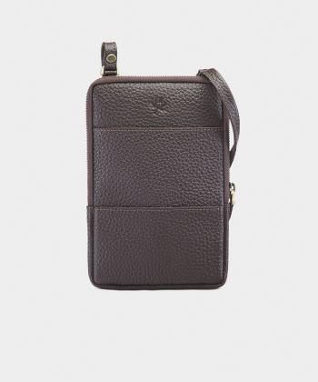 کیف دوشی چرم طبیعی مردانه نوین چرم مدل PB3577