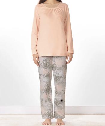 ست تيشرت آستين بلند و شلوار زنانه ناربن كد WS3951