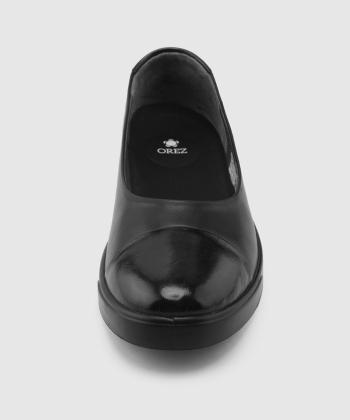 كفش روزمره چرم طبيعي زنانه اورز مدل ميا بالرينا