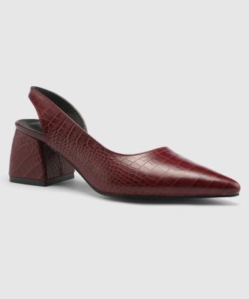 کفش پاشنه بلند چرم طبیعی زنانه اورز مدل واندا