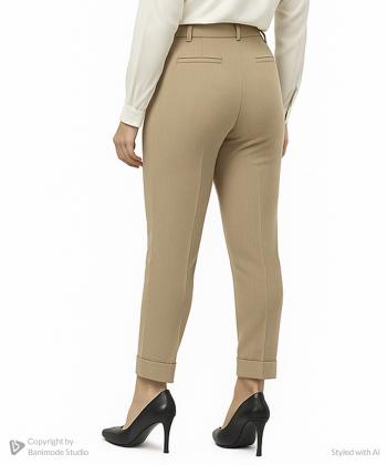 شلوار پارچه ای زنانه ال سی وایکیکی مدل S5PN08Z8