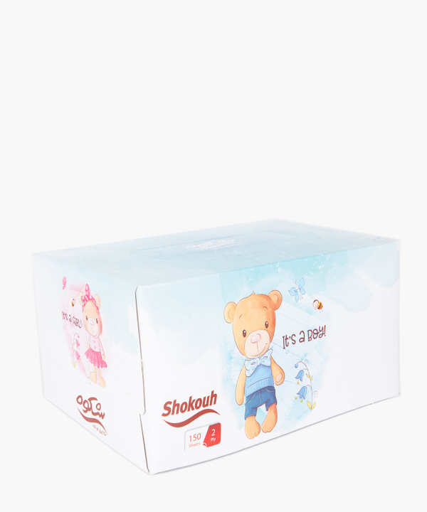 دستمال کاغذی 150 برگ شکوه Shokouh طرح کودک