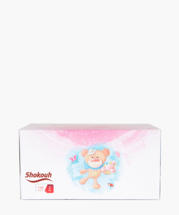 دستمال کاغذی 150 برگ شکوه Shokouh طرح کودک