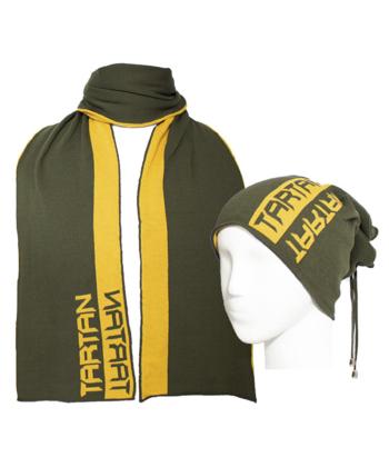 ست كلاه و شال بافت تارتن كد 284200105