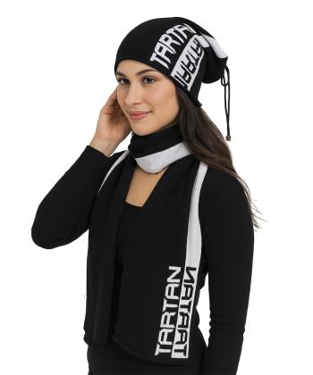 ست كلاه و شال بافت تارتن كد 284200105