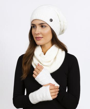 ست كلاه شال و دستكش بافت تارتن كد 332113411