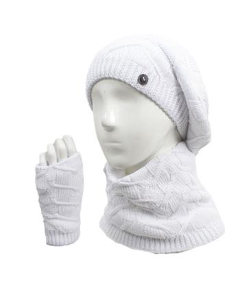 ست كلاه شال و دستكش بافت تارتن كد 332113411