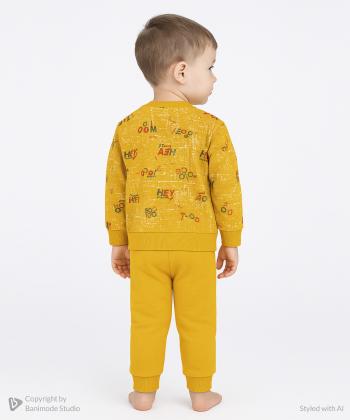 ست سویشرت و شلوار پسرانه مندوست کد 112000