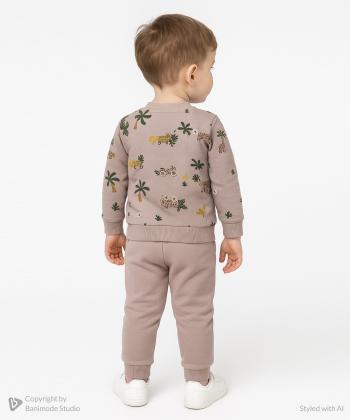 ست سویشرت و شلوار پسرانه مندوست کد 111000