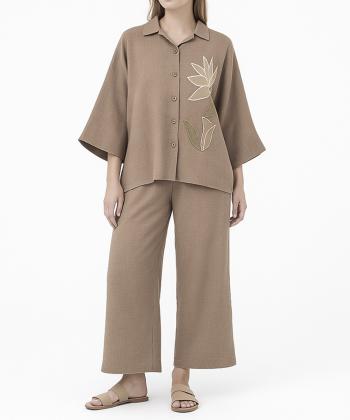 ست شومیز و شلوار زنانه نارين مد كد 791