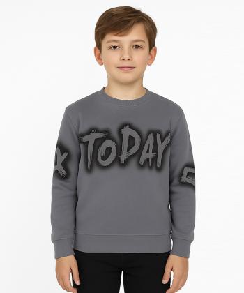 سویشرت نخی پسرانه مندوست مدل 102600