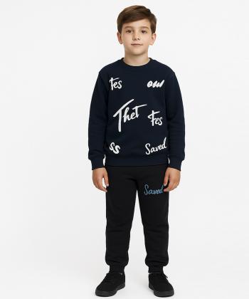 ست سویشرت و شلوار پسرانه مندوست کد 103400