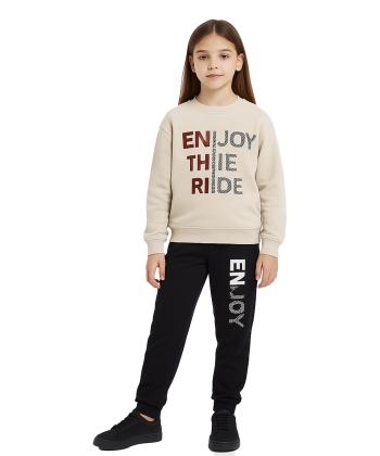 ست سویشرت و شلوار دخترانه مندوست کد 103300