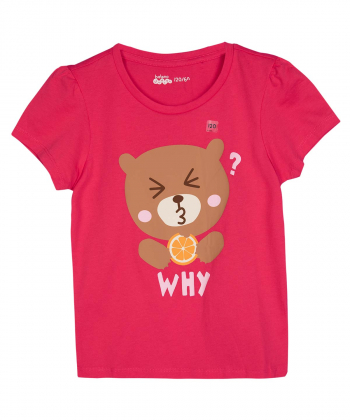 تیشرت دخترانه طرح دار بالنو Baleno